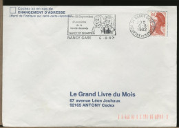 FRANCIA FRANCE -  NANCY 1982 - BANDE DESSINEE - COMICS - FUMETTO - Mechanical Postmarks (Other)