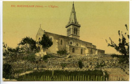 CPA 9 X 14  Isère ROUSSILLON  L'Eglise    Carte Colorée Vernie - Roussillon