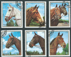 Sharjah 1972 ; Cavalli, Pferde, Horses, Chevaux; Used. - Pferde