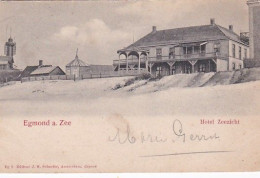 1854	153	Egmond Aan Zee, Hotel Zeezicht (poststempel 1902) - Egmond Aan Zee