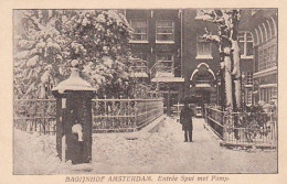 1854	3	Amsterdam, Bagijnhof Entrée Spui Met Pomp (minuscule Vouwen In De Hoeken) - Amsterdam