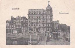 1854	6	Amsterdam, Damrak (minuscule Vouwen In De Hoeken) - Amsterdam