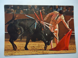 SPAIN  POSTCARDS  FIESTA BRAVA  PASE NATURAL TORO COW - Other & Unclassified