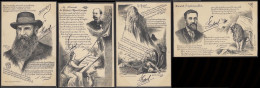 South Africa - BOER WAR - Set Of 12 Pro-Boer Postcards - Artist Signed By Hector Talvart In 1902 - Südafrika
