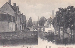1859	77	Bruges, Le Quai Vert. (obliteré 1904)(voir Coins, Gauche Haut Petite Déchirure) - Brugge