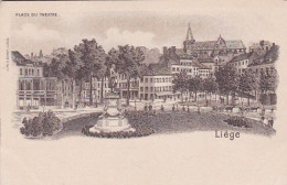 1859	51	Liège, Place Du Theatre. - Liege