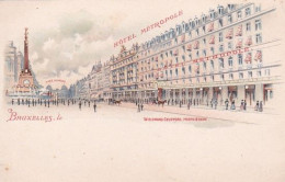 1859	20	Bruxelles, Le Hôtel Métropole-Gare Du Nord. - Cafés, Hotels, Restaurants