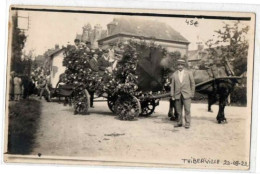 THIBERVILLE CHAR DEORE 22/08/1922 CARTE PHOTO ANIMEE - Andere & Zonder Classificatie