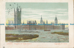R001607 London. Houses Of Parliament. F. F. And Co. 1908 - Autres & Non Classés