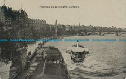 R001961 Thames Embankment. London. The Auto Photo. 1910 - Autres & Non Classés