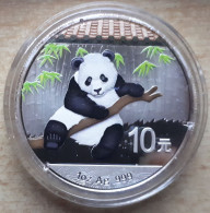 China, Panda 2014 Colourized - 1 Oz. Pure Silver - Cina