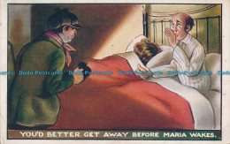R001984 You Would Better Get Away Before Maria Wakes. Inter Art. Pastel. 1912 - Monde