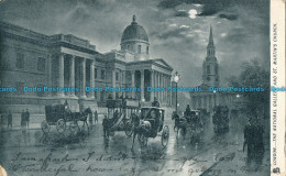 R001647 London. The National Gallery And St. Martin Church. By Moonlight. Tuck. - Autres & Non Classés