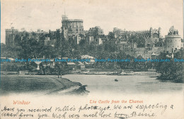 R001876 Windsor. The Castle From The Thames. 1902 - Monde