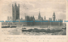 R001654 Houses Of Parliament. 1904 - Monde