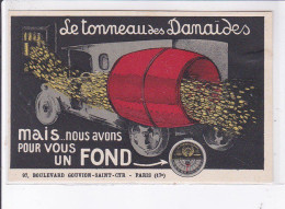 PUBLICITE : Le Tonneau Des Danaïdes "le Controlographe" (pièces - Or) - Très Bon état - Advertising
