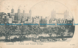 R001655 London. Tower Und Tower Bridge. 1902 - Autres & Non Classés