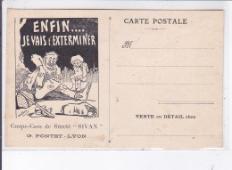PUBLICITE : Le Coupe-corps De Sureté SIVAN (PONTET à LYON) Illustrée Par GANTNER - Très Bon état - Publicité