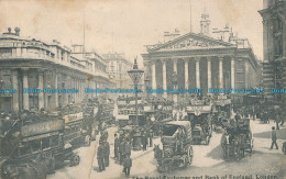 R001677 The Royal Exchange And Bank Of England. London. Selfridge. 1910 - Autres & Non Classés