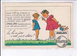 PUBLICITE : Ampoules Super Arlita De Philips (enfants - Poupée) - Bon état - Publicité