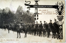 CARTOLINA FORMATO PICCOLO CAVALLERIA CAV. VICENZA N. 8049 - Regiments