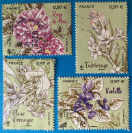 France 2020 : Série Nature, Flore, Fleurs De Grasse Et De Méditerranée N°5400 à 5403 Oblitéré - Oblitérés