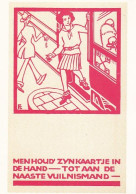 18784Fré Cohen, (1903-1943)Men Houd’zyn Kaartje In De Hand-tot Aan De Naaste Vuilnismand-. (Art Unlimited 1987) - Sonstige & Ohne Zuordnung