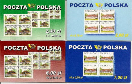 POLAND / POLEN, 1999, Booklet 39/42, 4 Booklets, 4x60, 4x70, 10x60, 10x70 - Libretti