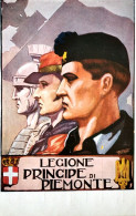 CARTOLINA FORMATO PICCOLO 245° LEGIONE MILIZIA AVANGUARDIA  PRINCIPE DI PIEMONTE N. 8050 - Guerre 1939-45
