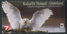Groenland ** Carnet C310a - Oiseaux : Harfang Des Neiges - Nuovi