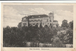 DE415  --   BAD HERSFELD  --  SANATORIUM  --  1919 - Bad Hersfeld