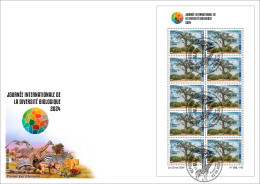 MALI 2024 FDC MS 10V - BAOBAB TREE TREES ARBRE ARBRES - INTERNATIONAL DAY BIODIVERSITY - Bäume