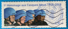 France 2018 : Hommage Aux Casques Bleu N° 5220 Oblitéré - Gebraucht
