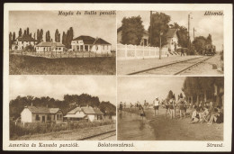 HUNGARY BALATONSZÁRSZÓ Old Postcard 1932 - Hongrie