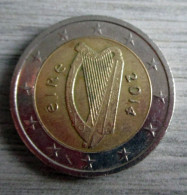 PIECE IRLANDE 2 EUROS - (2e Carte) - 2014 - Irlanda