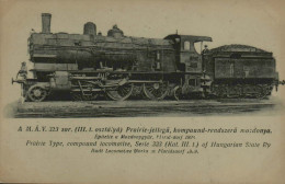 A Mav. 324 Sor, Prairie-jellegü Compound-rendszerü, Floridsdorf 1909 - Trains
