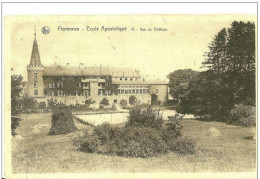 Florennes. Ecole Apostolique, Vue Du Chateau. - Florennes