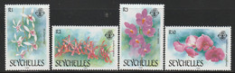 SEYCHELLES - N°673/6 ** (1988) Orchidées - Seychelles (1976-...)