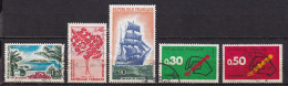 France  1646 + 1716 + 1717 + 1719 + 1720 ° - Used Stamps