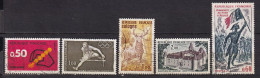 France  1720 + 1722 + 1725 + 1726 + 1730 ° - Used Stamps