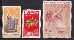 France  1714 + 1715 + 1742 ** - Unused Stamps