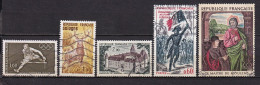 France  1722 + 1725 + 1726 + 1730 + 1732 ° - Used Stamps