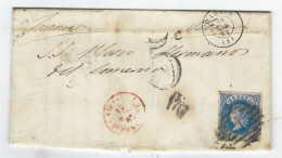 Lettre De Madrid 1863 Pour Oloron France - Storia Postale