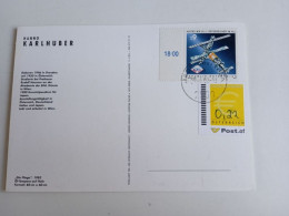 D203012 Österreich   Postkarte Vom 29.06.2002 Mit Ergänzungsmarke € 0,22 Mit Stempel  Baden Bei Wien - Covers & Documents