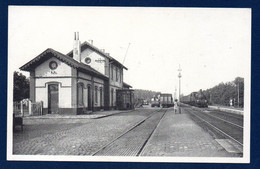 Gastuche ( Grez-Doiceau). La Gare. Ligne SNCB 139 (Ottignies-Wavre-Louvain). Train En Gare. - Graven