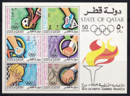 QATAR - Bloc Pour Les Jeux Olympiques De 1972 TTB - Qatar