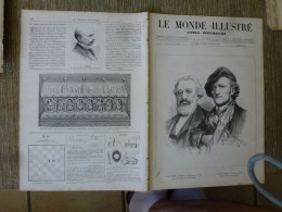 Le Monde Illustré Février 1883 Richard Wagner Terre De Feu Le Caire Cérémonie Chyite Thiers - Tijdschriften - Voor 1900