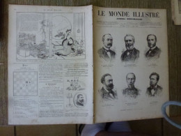 Le Monde Illustré Mars 1883 Nouveaux Ministres Chotts Tunisiens Oasis De Tozeur Magasins Du Printemps - Zeitschriften - Vor 1900