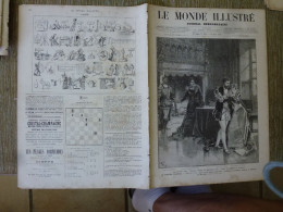 Le Monde Illustré Mars 1883 Camille Saint Saens Palais Des Tuileries Rue Berthollet - Magazines - Before 1900