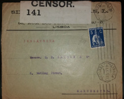 TIPO CERES - MARCOFILIA - CENSURAS - Covers & Documents